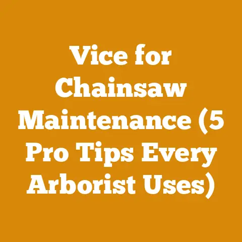 Vice for Chainsaw Maintenance (5 Pro Tips Every Arborist Uses)