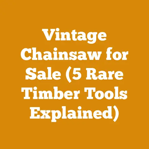 Vintage Chainsaw for Sale (5 Rare Timber Tools Explained)