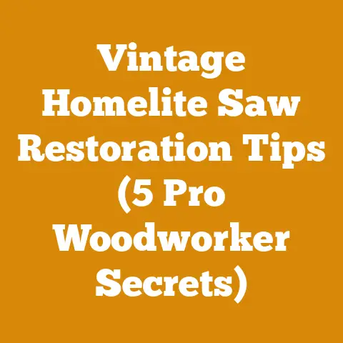 Vintage Homelite Saw Restoration Tips (5 Pro Woodworker Secrets)