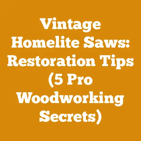 Vintage Homelite Saws: Restoration Tips (5 Pro Woodworking Secrets)