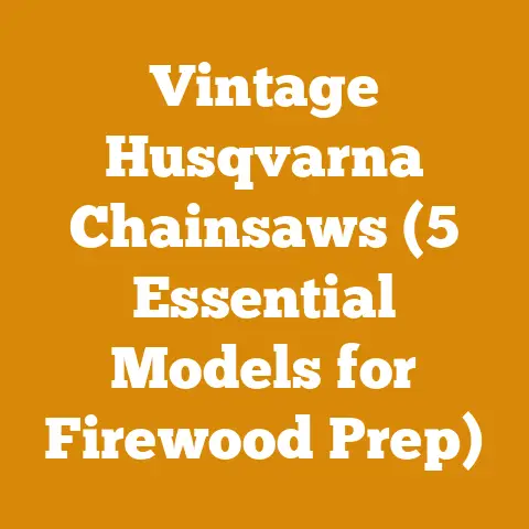 Vintage Husqvarna Chainsaws (5 Essential Models for Firewood Prep)