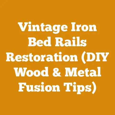 Vintage Iron Bed Rails Restoration (DIY Wood & Metal Fusion Tips)