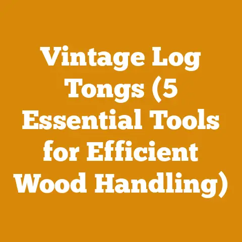 Vintage Log Tongs (5 Essential Tools for Efficient Wood Handling)