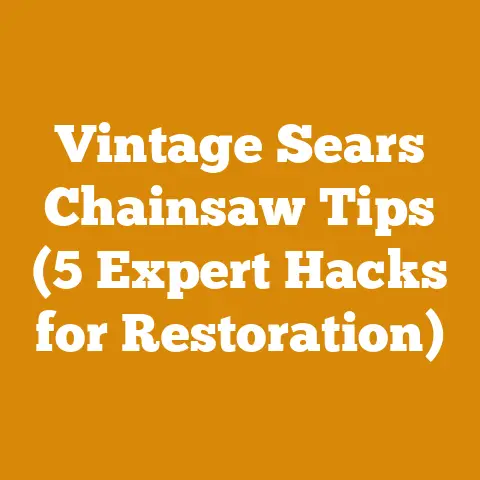 Vintage Sears Chainsaw Tips (5 Expert Hacks for Restoration)