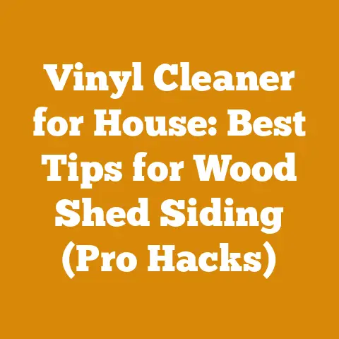 Vinyl Cleaner for House: Best Tips for Wood Shed Siding (Pro Hacks)