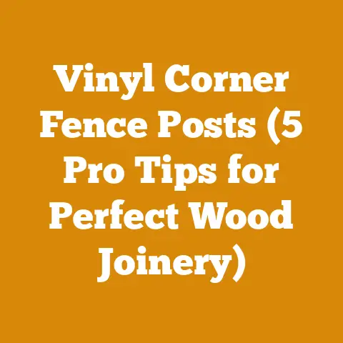 Vinyl Corner Fence Posts (5 Pro Tips for Perfect Wood Joinery)