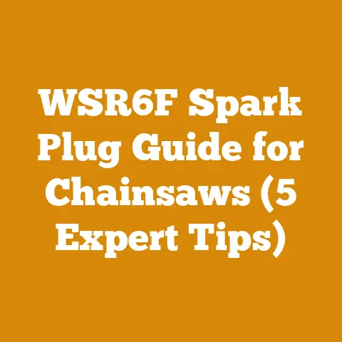 WSR6F Spark Plug Guide for Chainsaws (5 Expert Tips)