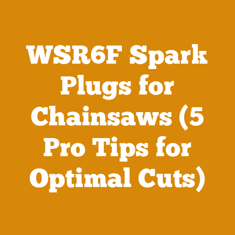 WSR6F Spark Plugs for Chainsaws (5 Pro Tips for Optimal Cuts)