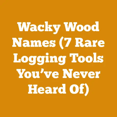 Wacky Wood Names (7 Rare Logging Tools You’ve Never Heard Of)
