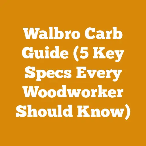 Walbro Carb Guide (5 Key Specs Every Woodworker Should Know)