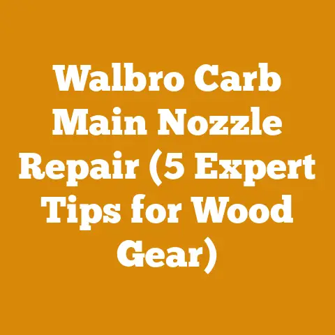 Walbro Carb Main Nozzle Repair (5 Expert Tips for Wood Gear)