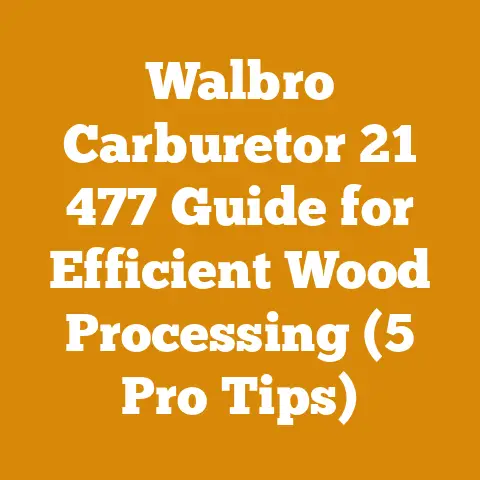 Walbro Carburetor 21 477 Guide for Efficient Wood Processing (5 Pro Tips)
