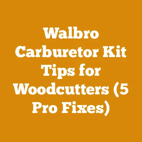 Walbro Carburetor Kit Tips for Woodcutters (5 Pro Fixes)