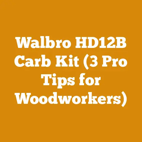 Walbro HD12B Carb Kit (3 Pro Tips for Woodworkers)