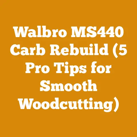 Walbro MS440 Carb Rebuild (5 Pro Tips for Smooth Woodcutting)