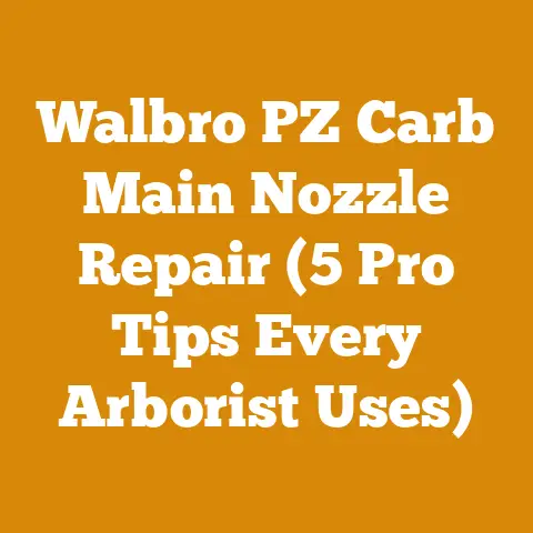 Walbro PZ Carb Main Nozzle Repair (5 Pro Tips Every Arborist Uses)