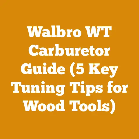 Walbro WT Carburetor Guide (5 Key Tuning Tips for Wood Tools)