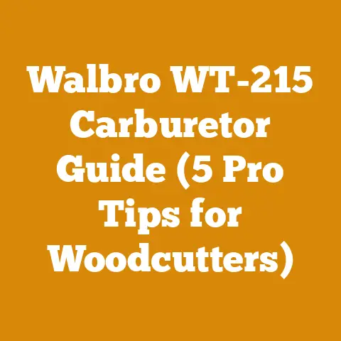 Walbro WT-215 Carburetor Guide (5 Pro Tips for Woodcutters)