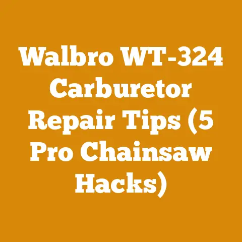 Walbro WT-324 Carburetor Repair Tips (5 Pro Chainsaw Hacks)