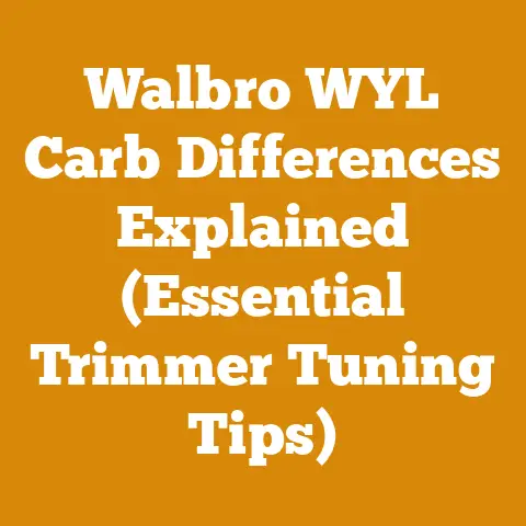 Walbro WYL Carb Differences Explained (Essential Trimmer Tuning Tips)