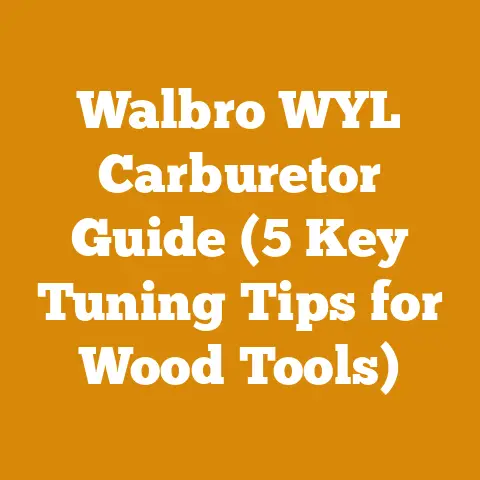 Walbro WYL Carburetor Guide (5 Key Tuning Tips for Wood Tools)