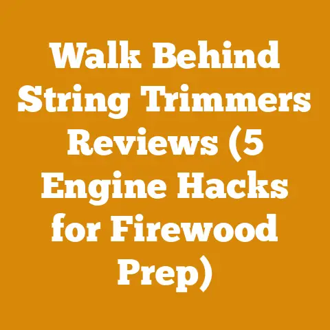 Walk Behind String Trimmers Reviews (5 Engine Hacks for Firewood Prep)