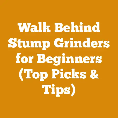Walk Behind Stump Grinders for Beginners (Top Picks & Tips)