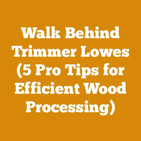 Walk Behind Trimmer Lowes (5 Pro Tips for Efficient Wood Processing)