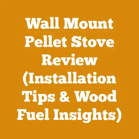 Wall Mount Pellet Stove Review (Installation Tips & Wood Fuel Insights)