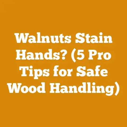 Walnuts Stain Hands? (5 Pro Tips for Safe Wood Handling)