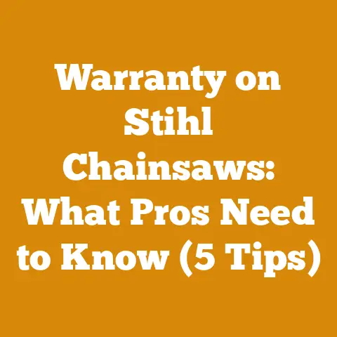 Warranty on Stihl Chainsaws: What Pros Need to Know (5 Tips)