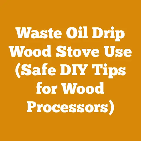 Waste Oil Drip Wood Stove Use (Safe DIY Tips for Wood Processors)