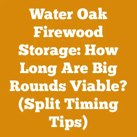 Water Oak Firewood Storage: How Long Are Big Rounds Viable? (Split Timing Tips)