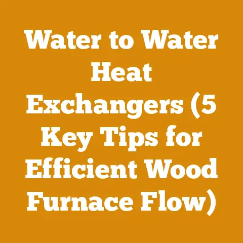 Water to Water Heat Exchangers (5 Key Tips for Efficient Wood Furnace Flow)