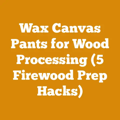Wax Canvas Pants for Wood Processing (5 Firewood Prep Hacks)