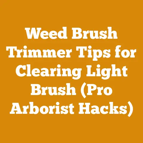 Weed Brush Trimmer Tips for Clearing Light Brush (Pro Arborist Hacks)
