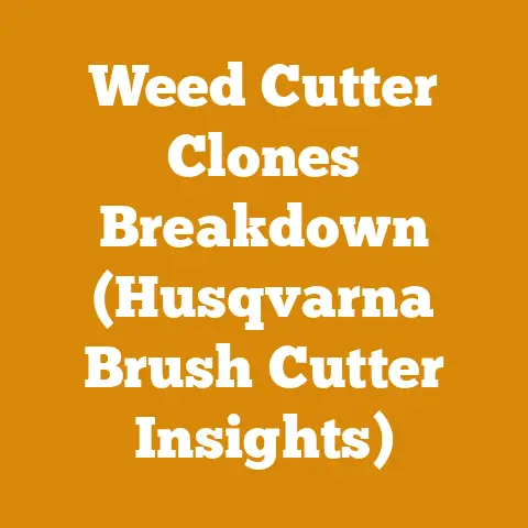 Weed Cutter Clones Breakdown (Husqvarna Brush Cutter Insights)