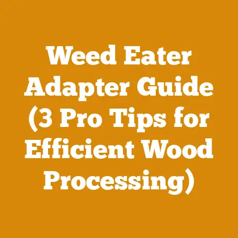 Weed Eater Adapter Guide (3 Pro Tips for Efficient Wood Processing)