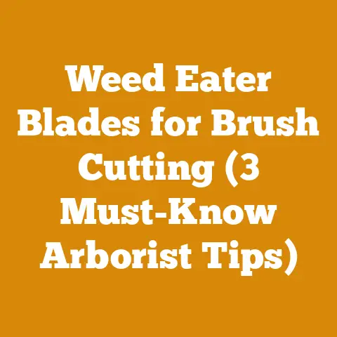Weed Eater Blades for Brush Cutting (3 Must-Know Arborist Tips)