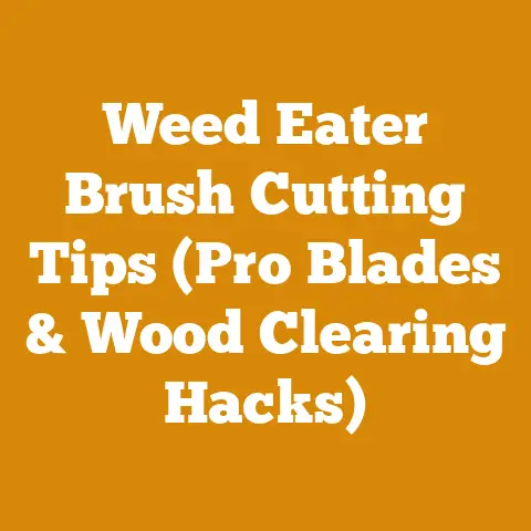 Weed Eater Brush Cutting Tips (Pro Blades & Wood Clearing Hacks)