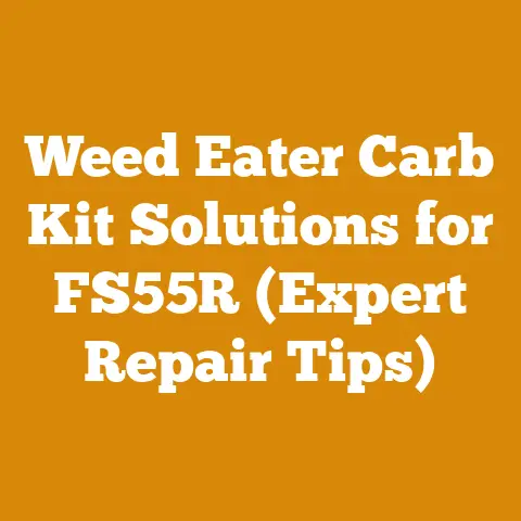 Weed Eater Carb Kit Solutions for FS55R (Expert Repair Tips)