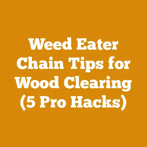 Weed Eater Chain Tips for Wood Clearing (5 Pro Hacks)
