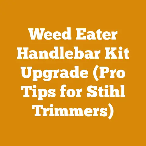 Weed Eater Handlebar Kit Upgrade (Pro Tips for Stihl Trimmers)