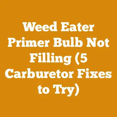 Weed Eater Primer Bulb Not Filling (5 Carburetor Fixes to Try)