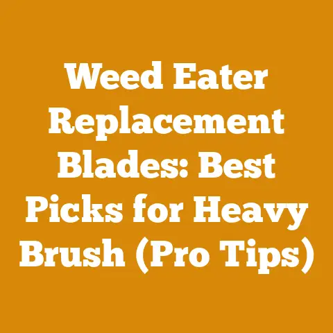 Weed Eater Replacement Blades: Best Picks for Heavy Brush (Pro Tips)