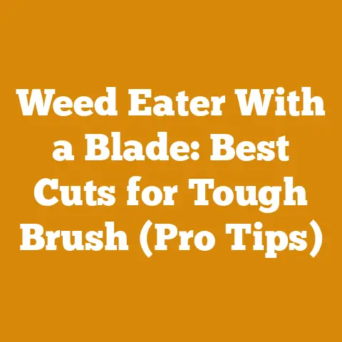 Weed Eater With a Blade: Best Cuts for Tough Brush (Pro Tips)