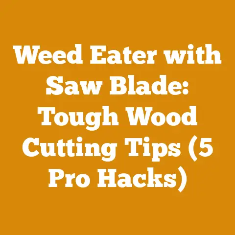 Weed Eater with Saw Blade: Tough Wood Cutting Tips (5 Pro Hacks)