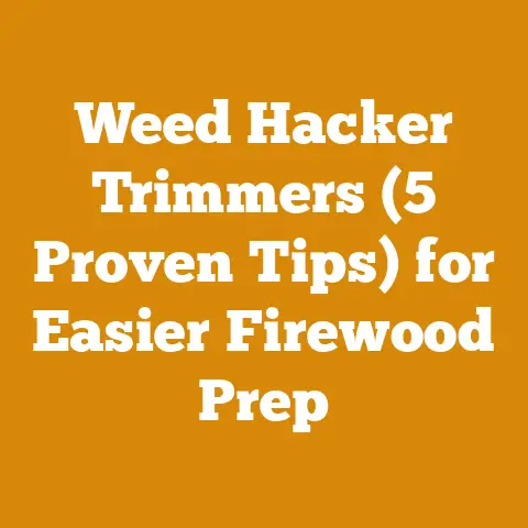 Weed Hacker Trimmers (5 Proven Tips) for Easier Firewood Prep