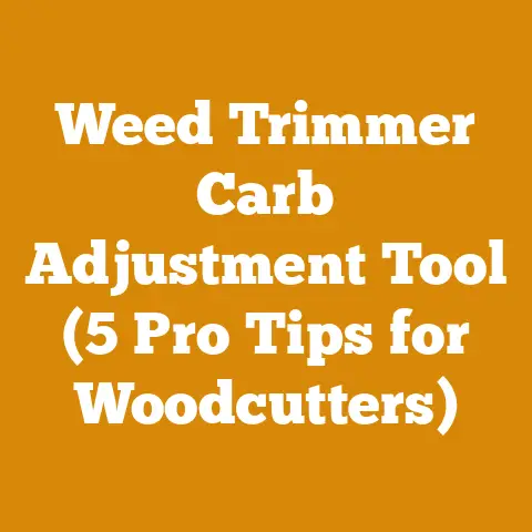 Weed Trimmer Carb Adjustment Tool (5 Pro Tips for Woodcutters)