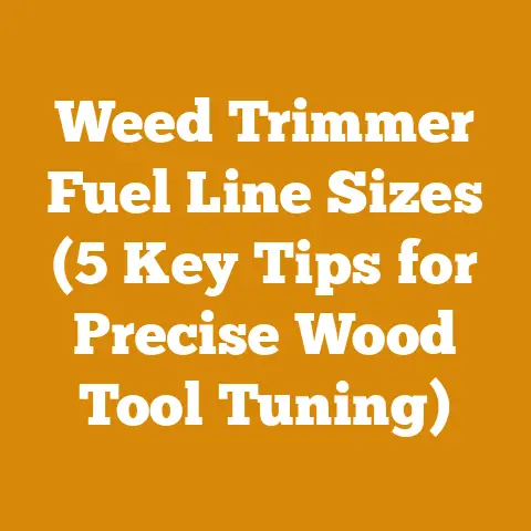 Weed Trimmer Fuel Line Sizes (5 Key Tips for Precise Wood Tool Tuning)